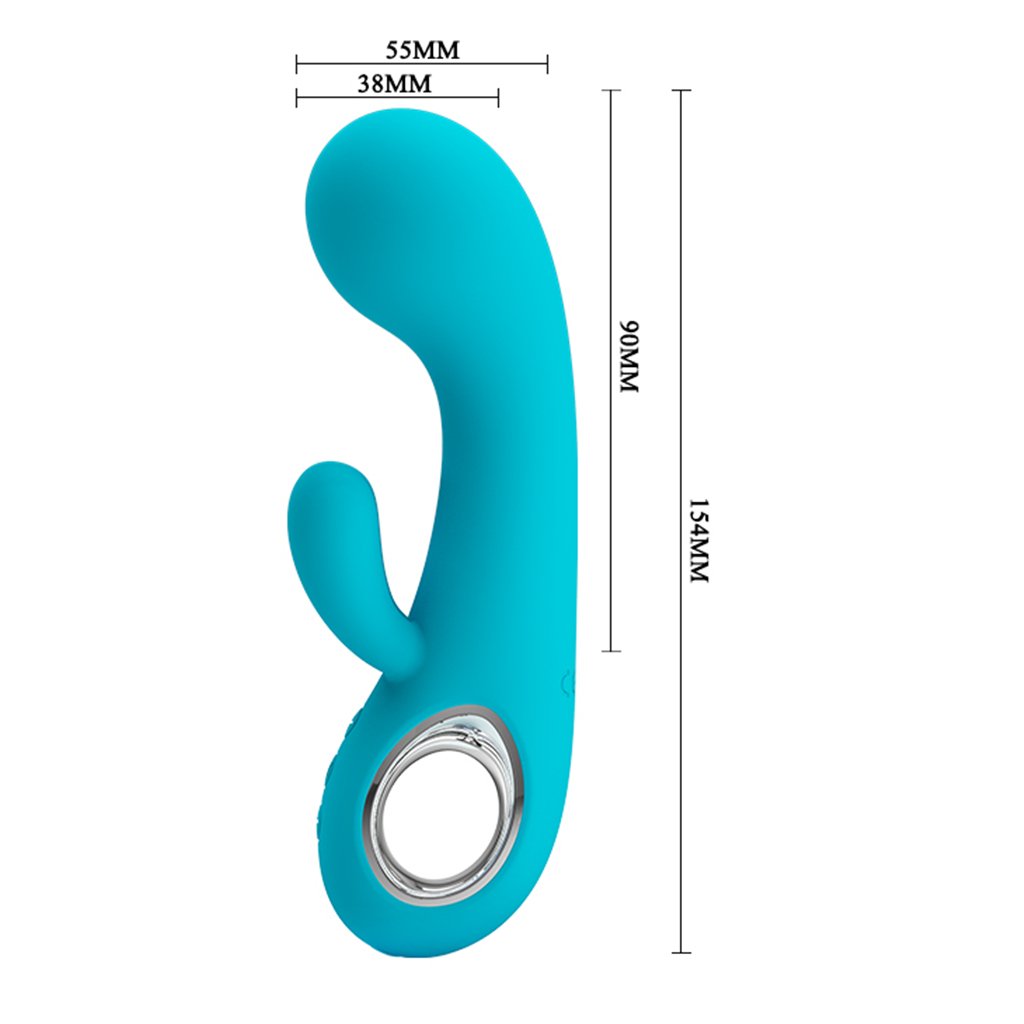 Pretty Love - Chris Vibrating Rabbit (Teal)  - Club X