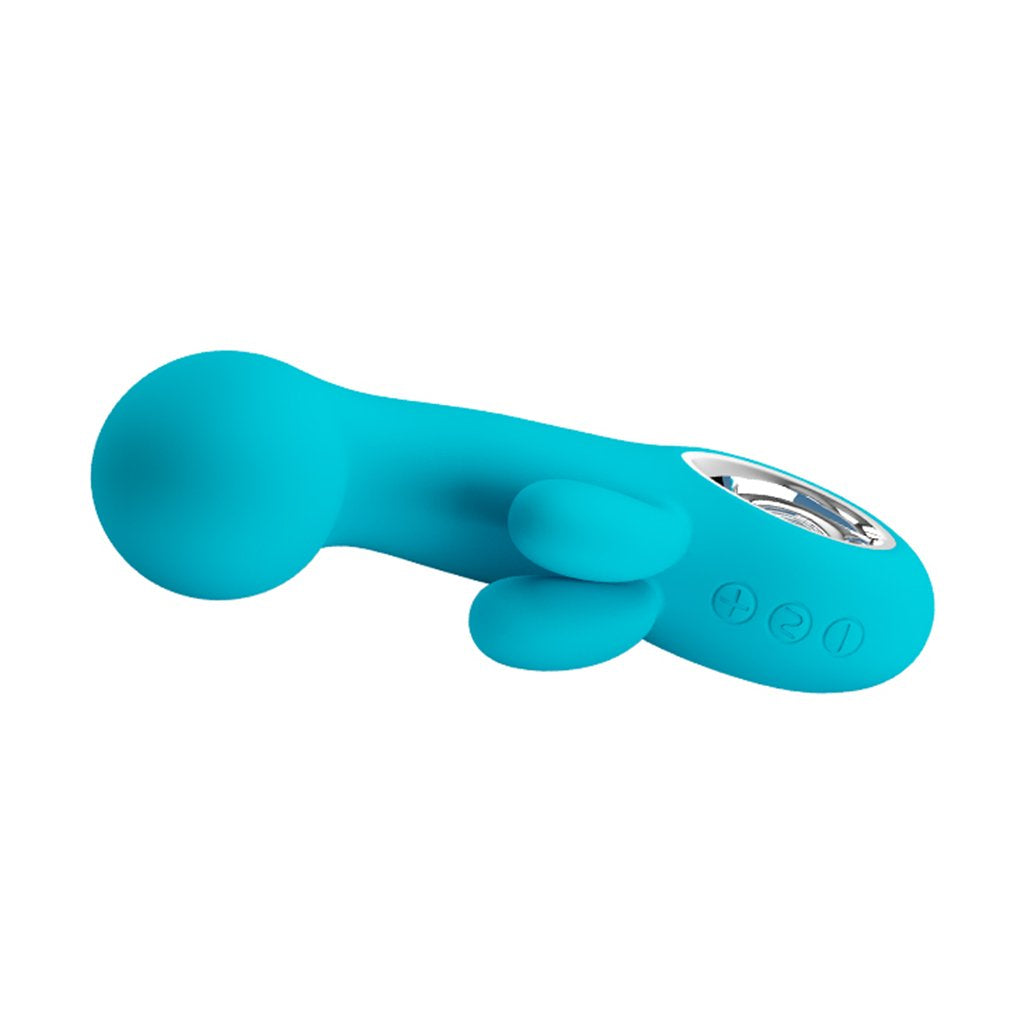 Pretty Love - Chris Vibrating Rabbit (Teal)  - Club X