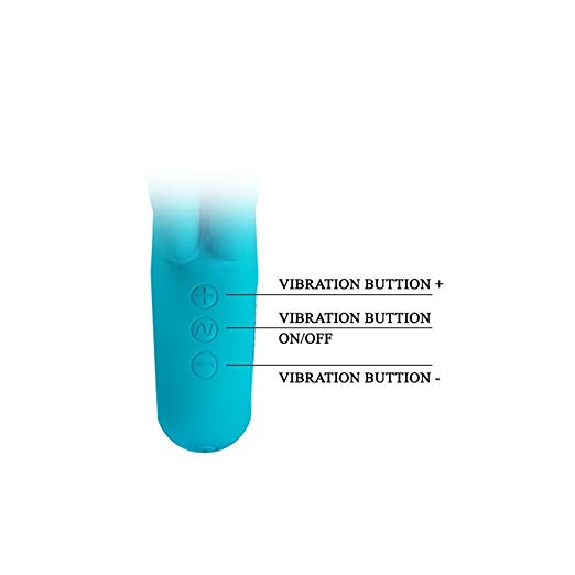 Pretty Love - Chris Vibrating Rabbit (Teal)  - Club X