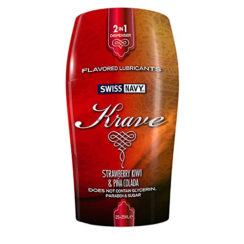 Swiss Navy Krave 2-In-1 Flavored Personal Lubricants 50ml  - Club X