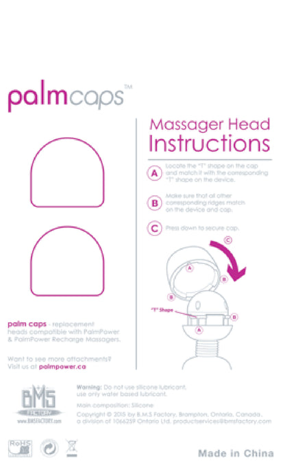 PalmCaps - 2 Silicone Replacement Caps (For Use With PalmPower)  - Club X