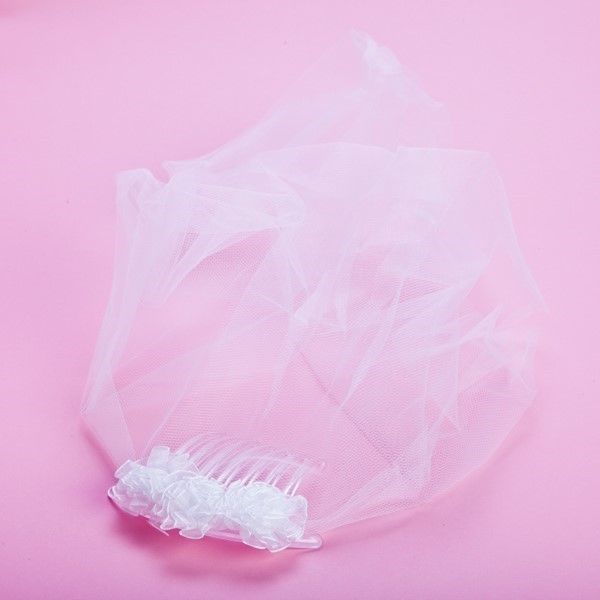 Miss Naughty Hens Party Comb & Veil  - Club X
