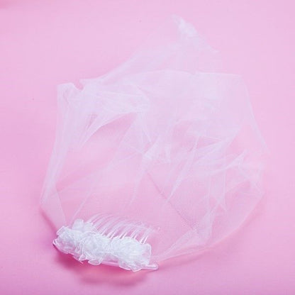 Miss Naughty Hens Party Comb & Veil  - Club X