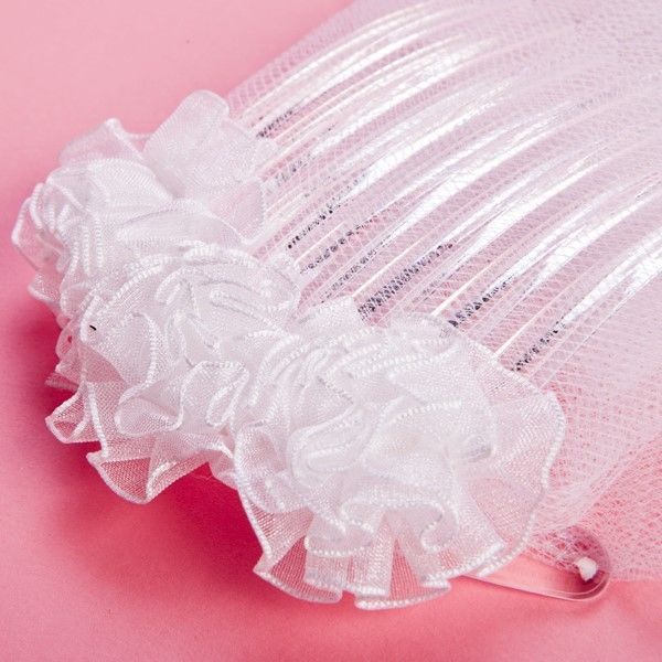 Miss Naughty Hens Party Comb & Veil  - Club X