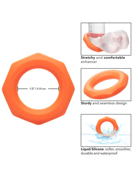 Alpha Liquid Silicone Sexagon Ring  - Club X