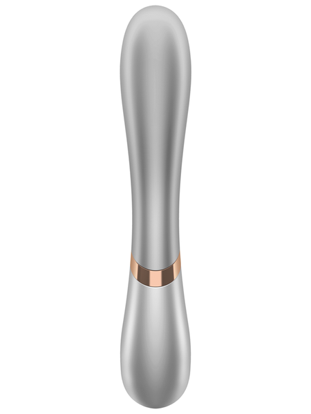 Satisfyer Hot Lover Silver/Champagne Incl. Bluetooth And App Rabbit Vibrator  - Club X