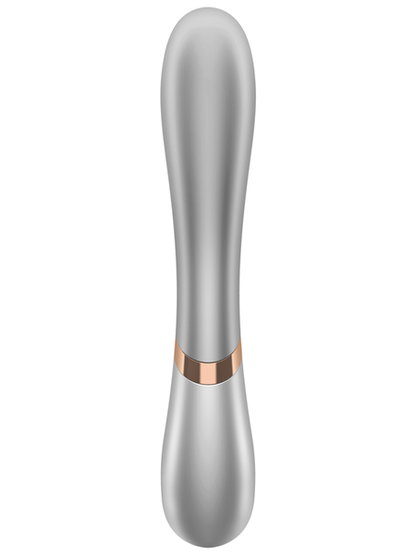Satisfyer Hot Lover Silver/Champagne Incl. Bluetooth And App Rabbit Vibrator  - Club X