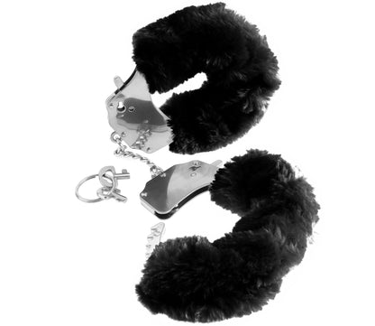 Fetish Fantasy Furry Cuffs Bondage Play Black - Club X