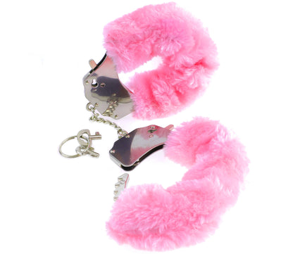 Fetish Fantasy Furry Cuffs Bondage Play Pink - Club X