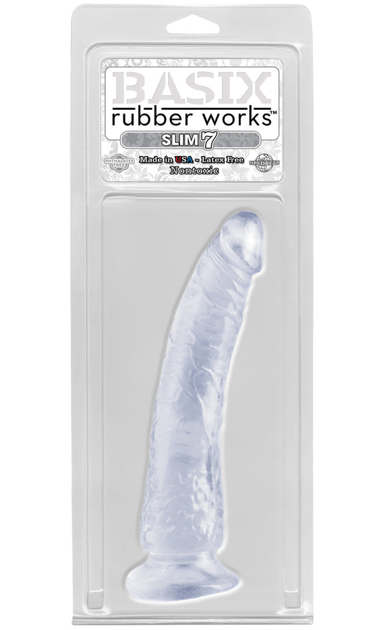 Basix Slim Dong 7in. Clear  - Club X