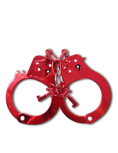 Fetish Fantasy Anodized Cuffs Red - Club X