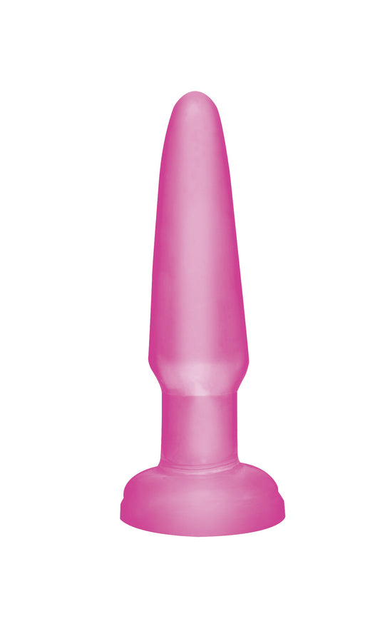 Basix Beginners Butt Plug Pink - Club X