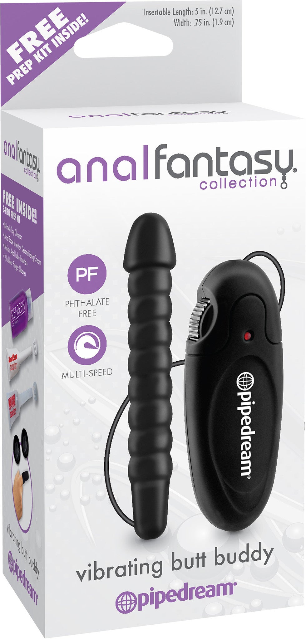 Anal Fantasy Collection Vibrating Butt Buddy  - Club X