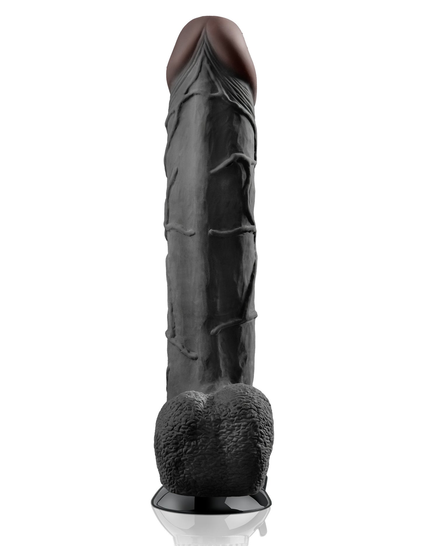 Real Feel Deluxe No. 12 Vibrating 12" Dildo  - Club X