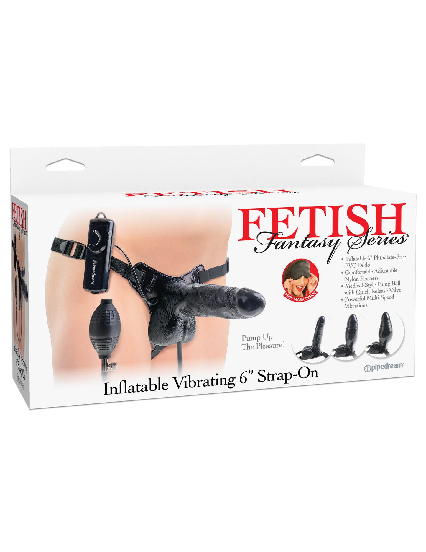 Fetish Fantasy - Inflatable Vibrating Strap On  - Club X