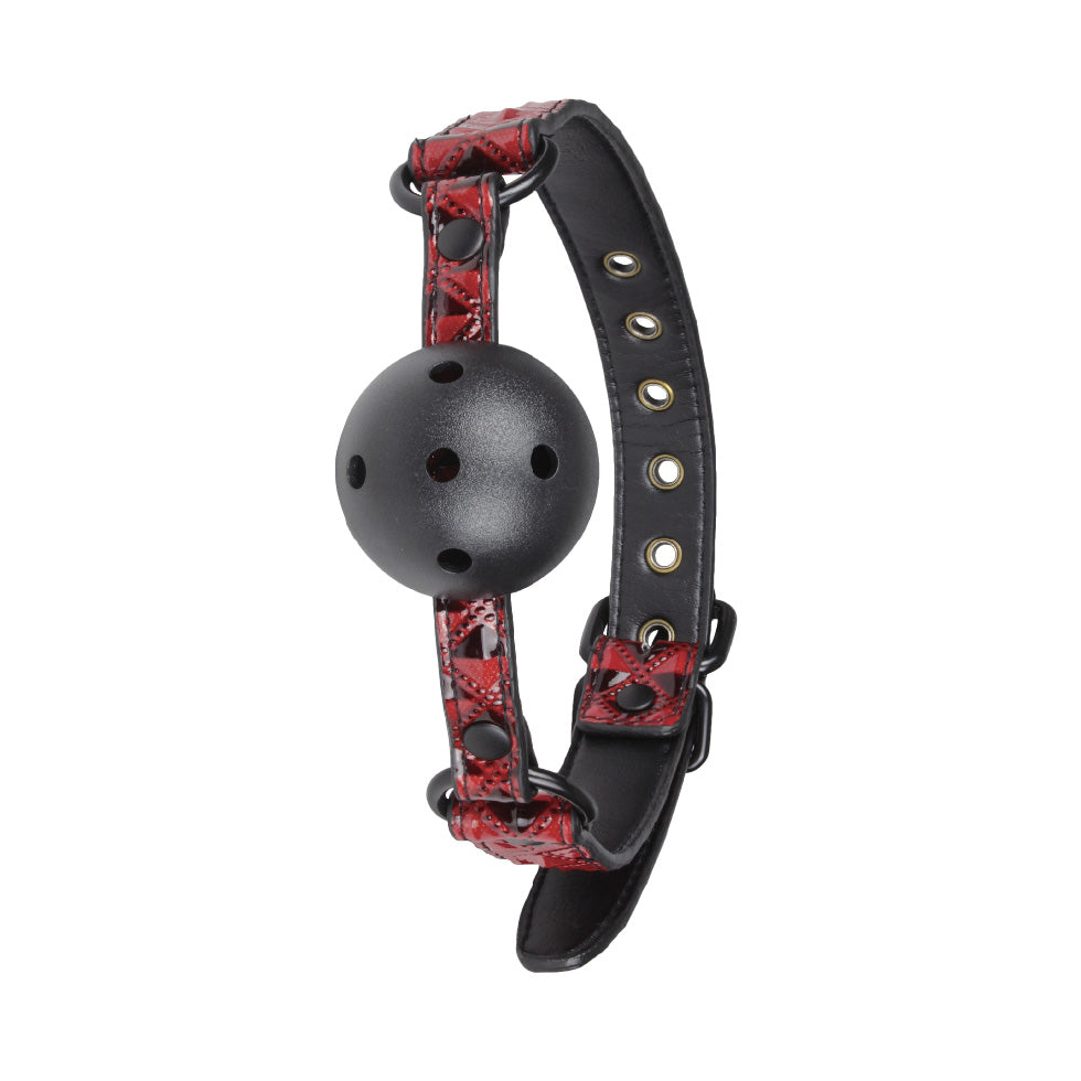 Magic Touch Fun Ball Gag Red  - Club X