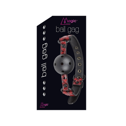 Magic Touch Fun Ball Gag Red  - Club X