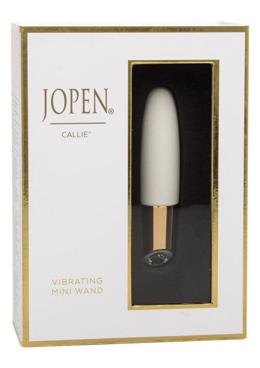 Jopen Callie Vibrating Mini Wand White  - Club X