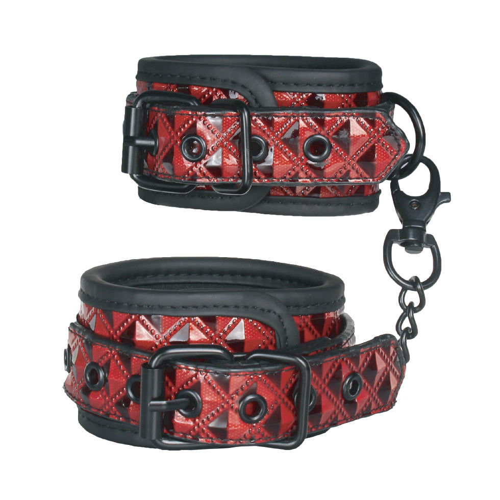 Magic Touch Fun Ankle Cuffs Red  - Club X