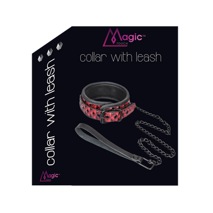 Magic Touch Fun Collar With Leash  - Club X