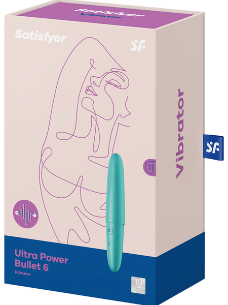 Satisfyer Ultra Power Bullet 6 Vibrator - Violet  - Club X