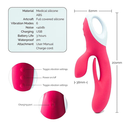 Magic Touch Fun G-Xstasy Rabbit Vibrator  - Club X