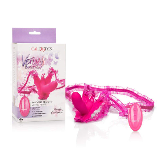Pink Venus Butterfly Strap On Penis  - Club X