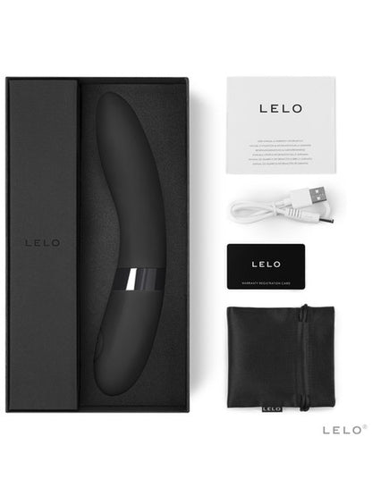 Lelo Elise 2 Powerful Vibrations Vibrator Personal Massager Stronger Stimulation - Black  - Club X