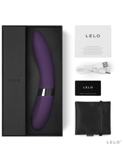 Lelo Elise 2 Powerful Vibrations Vibrator Personal Massager Stronger Stimulation - Black  - Club X