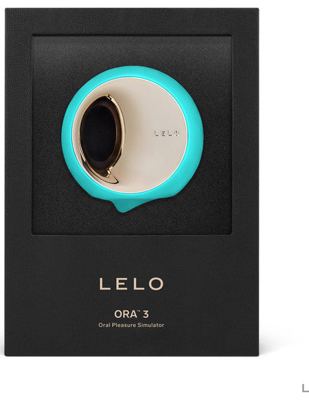 Lelo Ora 3 Luxurious Massager Vibrator Stimulator Ultra Smooth Rotating Node - Midnight Blue  - Club X