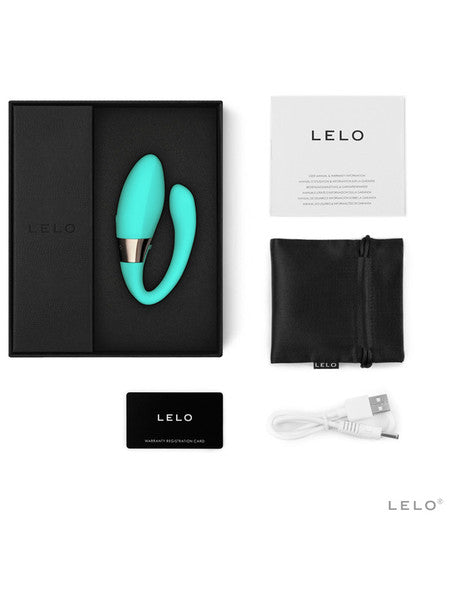 Lelo Tiani Harmony Double Power Vibrator 100% Ultra Smooth Medical Grade Silicone /ABS - Black  - Club X