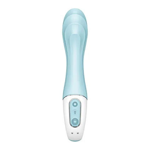 Satisfyer Air Pump Vibrator 5 App Control - Blue  - Club X
