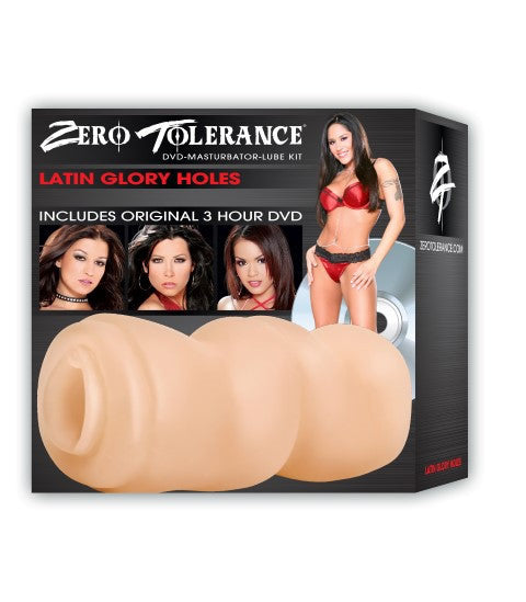 Zero Tolerance Masturbator With Dvd (Latin Glory Holes)  - Club X