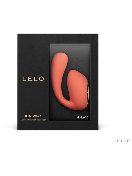 Lelo Ida Wave Powerful Vibrator Stimulator Massager Ultimate Comfort Body Safe Silicone - Black  - Club X