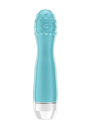 Loveline Lowri Ribbed Tip Vibrator Turquoise - Club X