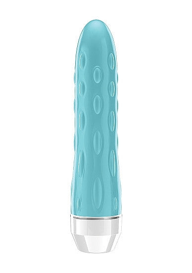 Loveline Loyce Fully Ribbed Vibrator Turquoise - Club X