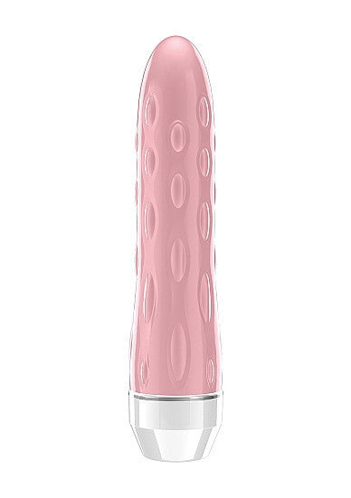 Loveline Loyce Fully Ribbed Vibrator Pink - Club X