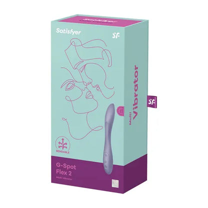 Satisfyer G-Spot Flex 2 Vibrator - Purple  - Club X