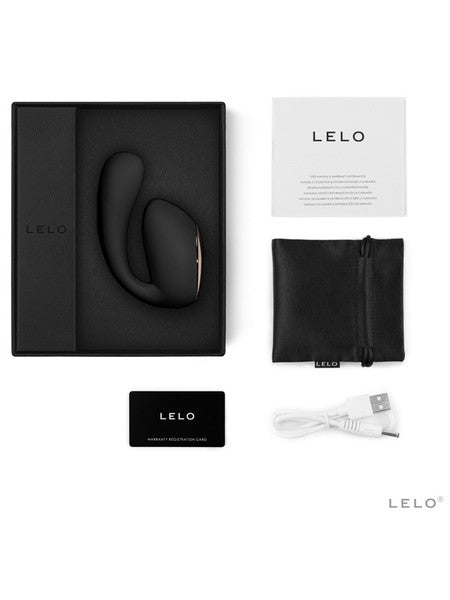 Lelo Ida Wave Powerful Vibrator Stimulator Massager Ultimate Comfort Body Safe Silicone - Black  - Club X