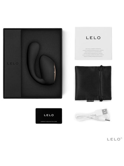 Lelo Ida Wave Powerful Vibrator Stimulator Massager Ultimate Comfort Body Safe Silicone - Black  - Club X