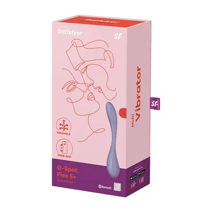 Satisfyer G-Spot Flex 5 - Lilac App Control Multivibrator  - Club X