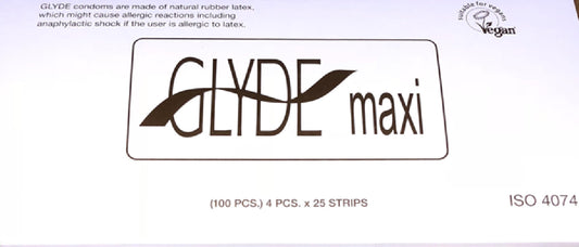 Glyde Condom - Maxi Gold 56Mm Bulk 100'S Default Title - Club X