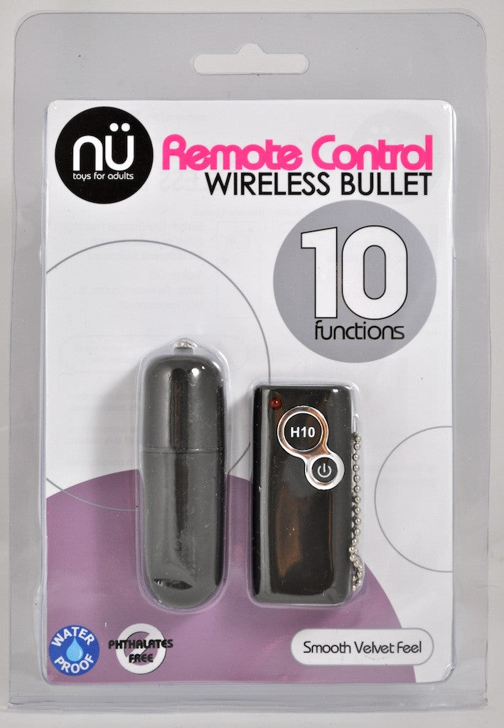 Swet Wireless 10 Function Bullet Black - Club X
