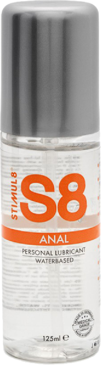 S8 WB Anal Lube 50ml 125ml - Club X