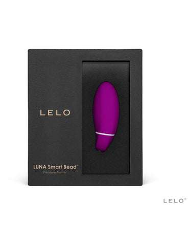 Lelo Luna Smart Bead 5 Vibration Levels Touch Sensor Smooth Silicone 100% Waterproof - Pink  - Club X