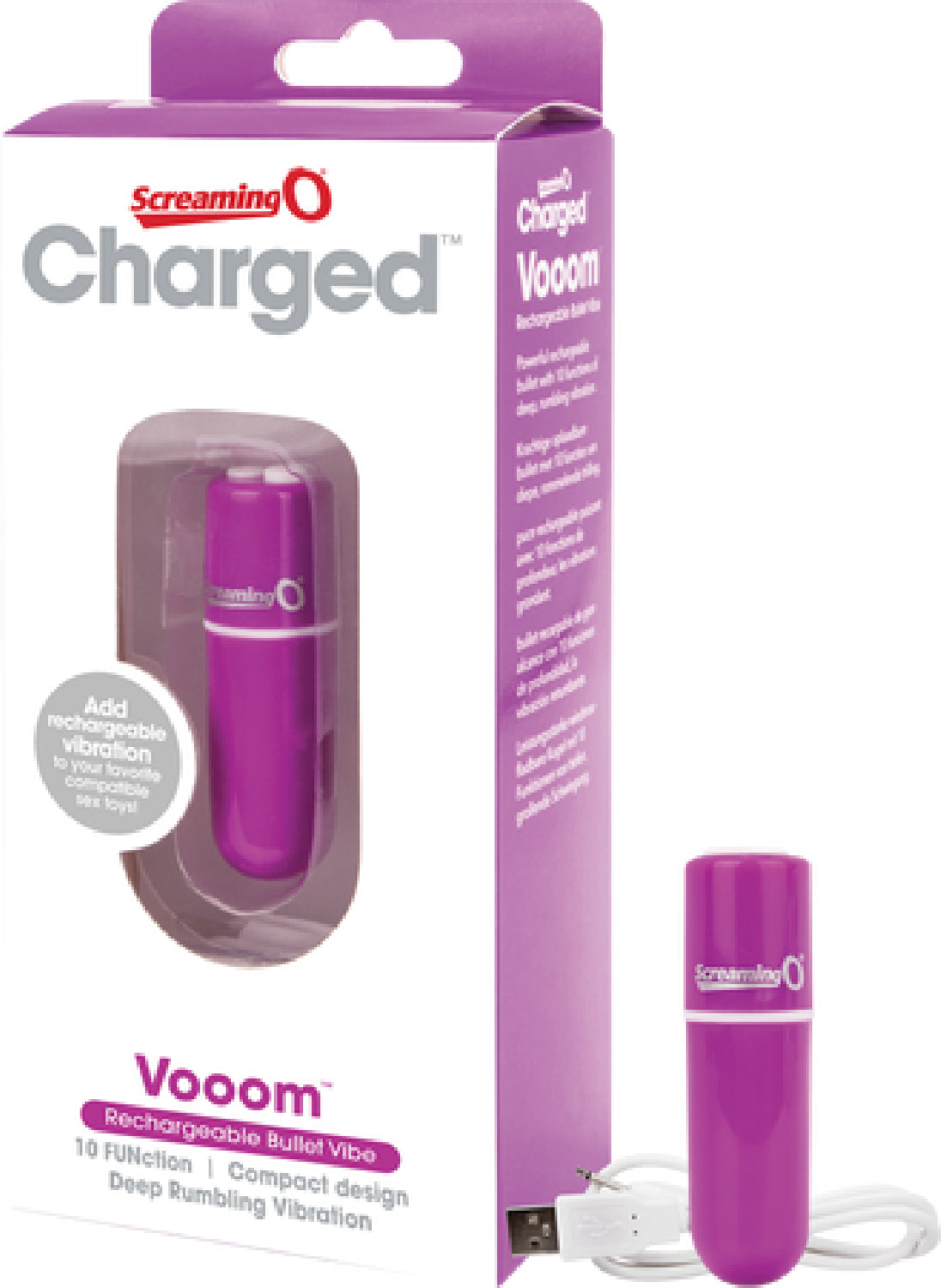 Vooom Bullet Rechargeable Bullet Vibe Vibrator Default Title - Club X