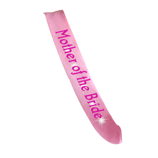 Mother Of The Bride Pink Sash Default Title - Club X