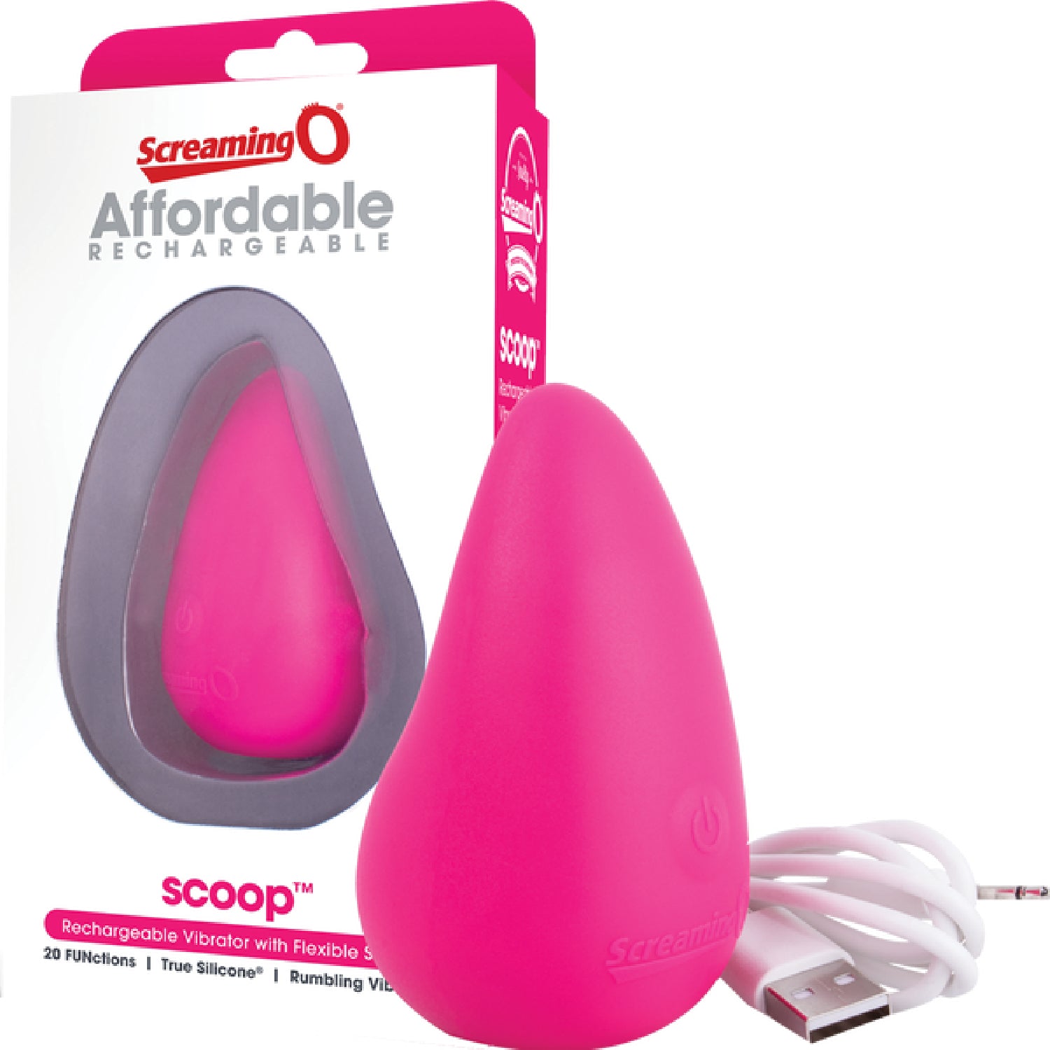 Screaming O Scoop Rechargeable Massager  - Club X