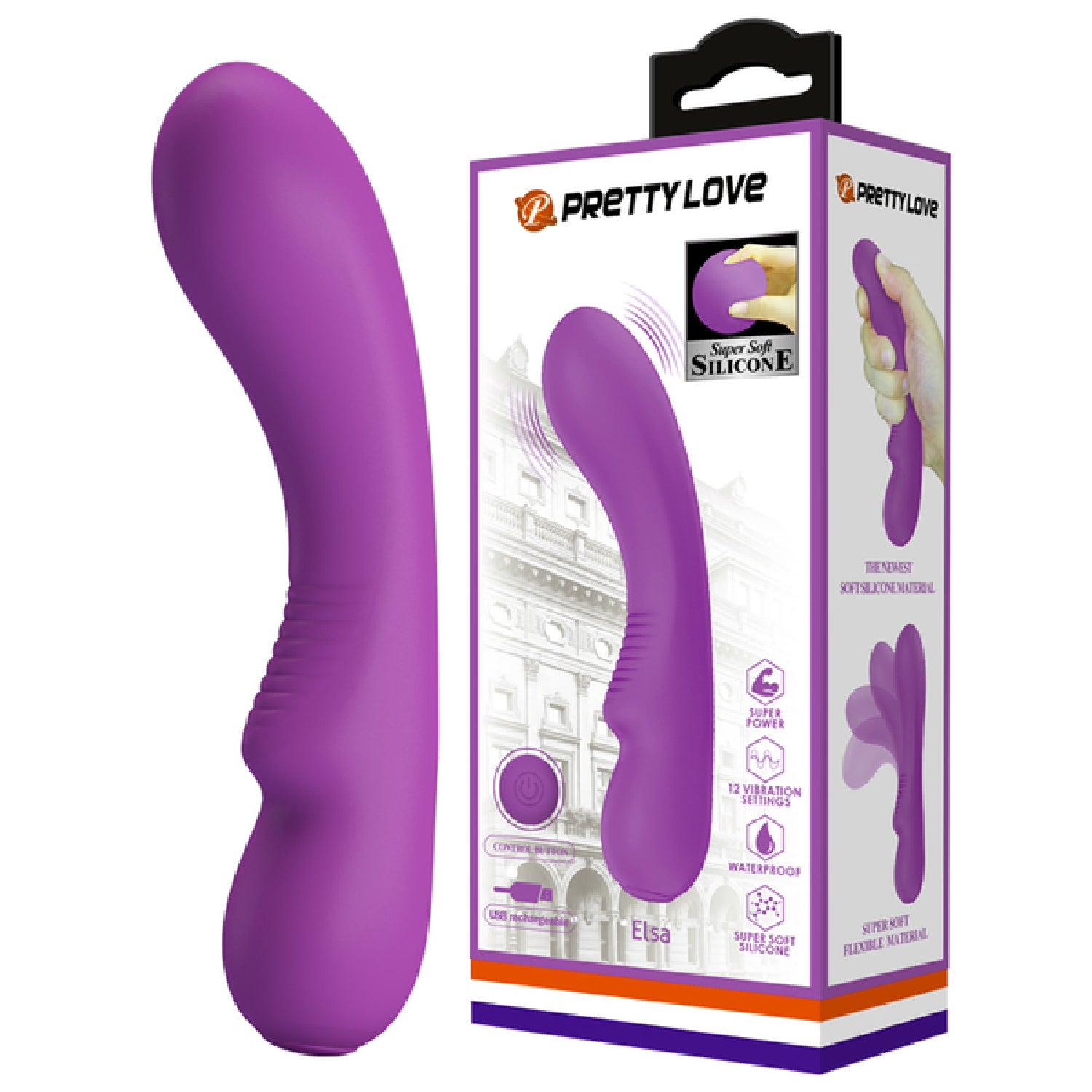 Pretty Love 12 function Elsa vibrator Default Title - Club X