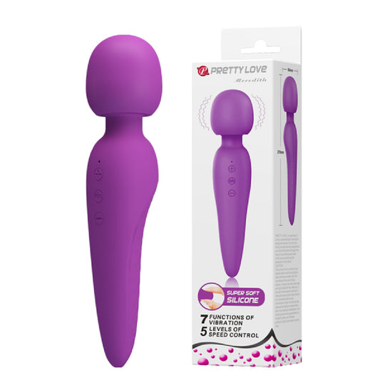 Pretty Love Meredith 7 function Rechargeable Wand Default Title - Club X